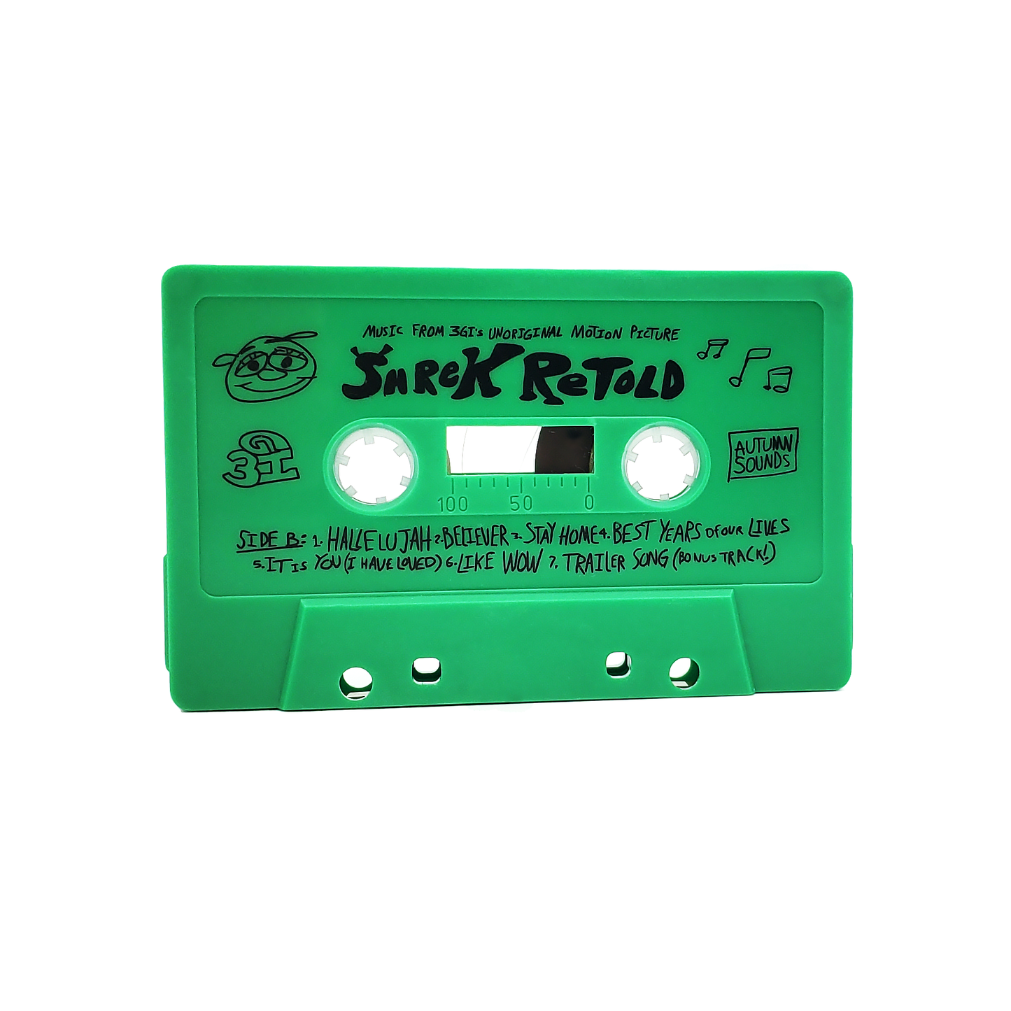 Shrek Retold - Soundtrack on Cassette Tape