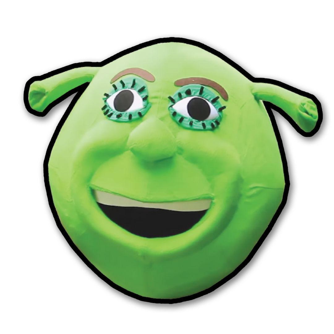 Shrek Mascot Sticker