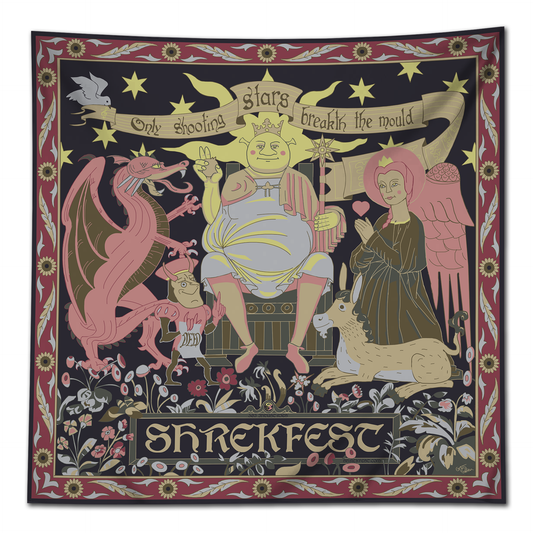 "Only Shooting Stars" Shrekfest Tapestry